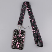 Медицински лекар Стетоскоп Притежател на акредитив LOVE Връзки за ключове Лична карта Фитнес зала Телефон Презрамки Ключодържател Аксесоари Подарък за медицинска сестра