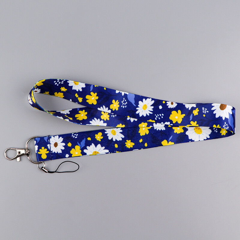 Cvijeće tratinčica Držač vjerodajnica Užad za ključeve Traka za oko ID iskaznica Traka za telefon u teretani Držač USB značke DIY uže za vješanje