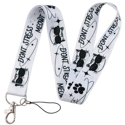 Slatka mačka Traka za mobitel oko vrata Mačja šapa Traka za ključ ID kartica Teretana Trake za mobitel USB držač značke Traka za vrat Dodaci