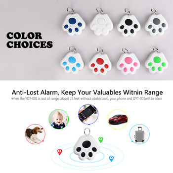 Έξυπνο μπλε-δόντι Mini GPS Tracker Anti-Lost Device Locator Pet Dog Cat Kids Car Wallet Key Finder Αξεσουάρ για ετικέτα