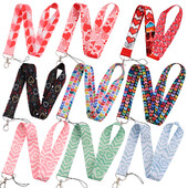 Pretty Love Heart Trake za remen za ključeve oko vrata Držač ID značke Privjesak za ključeve Držač za ključeve Uže za vješanje Privjesci za ključeve Pribor Pokloni