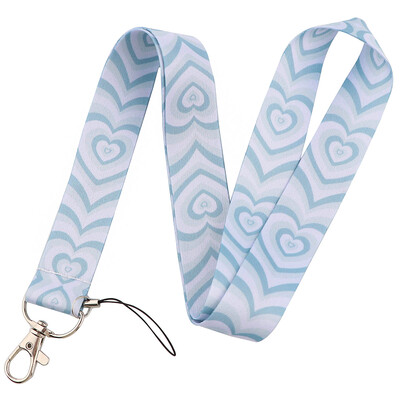 Pretty Love Heart Trake za remen za ključeve oko vrata Držač ID značke Privjesak za ključeve Držač za ključeve Uže za vješanje Privjesci za ključeve Pribor Pokloni