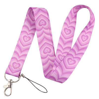Pretty Love Heart Trake za remen za ključeve oko vrata Držač ID značke Privjesak za ključeve Držač za ključeve Uže za vješanje Privjesci za ključeve Pribor Pokloni