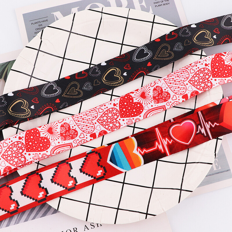 Pretty Love Heart Trake za remen za ključeve oko vrata Držač ID značke Privjesak za ključeve Držač za ključeve Uže za vješanje Privjesci za ključeve Pribor Pokloni