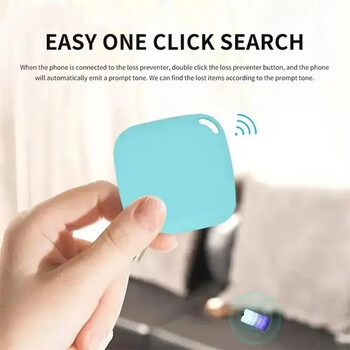 ΝΕΟ Bluetooth 5.0 Tracker Mini Anti Lost Device Στρογγυλή τσάντα για παιδιά κατοικίδιων ζώων Παρακολούθηση πορτοφολιού Smart Finder Locator Positioning Keychain