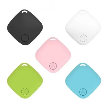 ΝΕΟ Bluetooth 5.0 Tracker Mini Anti Lost Device Στρογγυλή τσάντα για παιδιά κατοικίδιων ζώων Παρακολούθηση πορτοφολιού Smart Finder Locator Positioning Keychain