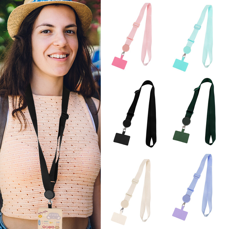 Podesivi viseći dio za mobilni telefon Stražnja fiksna kartica Visi na vratu Univerzalna uzica za iPhone Xiaomi Samsung Lanac s dugim remenom