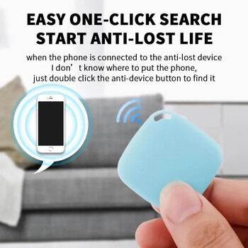 Mini GPS Bluetooth 5.0 Tracker AntiLost Device Round Pet Kids Bag Wallet Key Phone Tracking Smart Finder Locator Pk Airtag