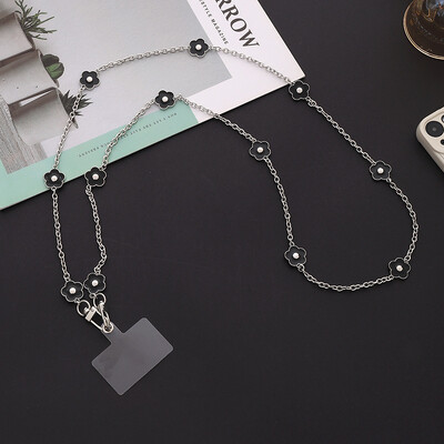 Nova metalna vrpca za telefon 120 CM navlaka za mobitele s utorom za karticu za iPhone 12Promax Dodatna oprema Prijenosna traka oko vrata