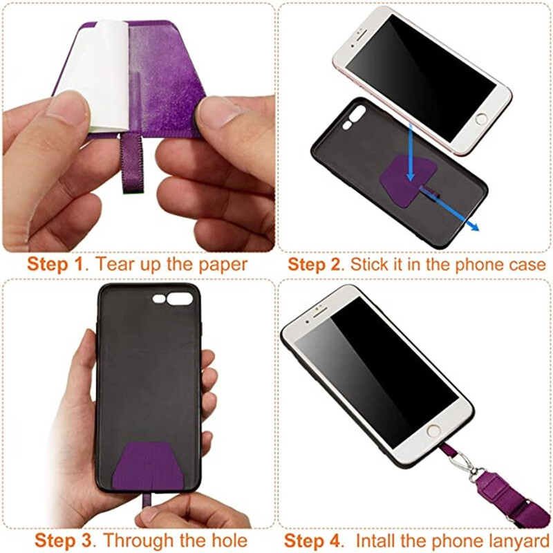 Podesivi povez preko tijela Telefonske trake Kabel za vrat Sigurnosna vezica za telefone za sve telefone i kombinaciju futrole Dodaci za vanjske prostore