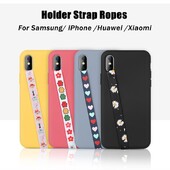 Podesivi remeni za mobilni telefon Elastičnost crtanih filmova protiv gubitka ruke Držač prstiju Užad za Samsung iPhone Huawei Xiaomi