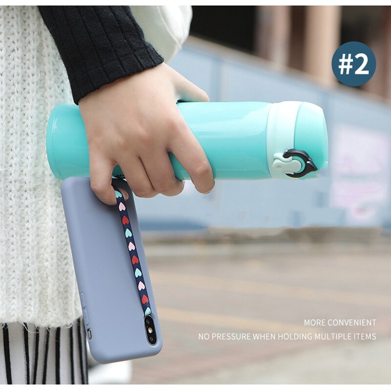 Podesivi remeni za mobilni telefon Elastičnost crtanih filmova protiv gubitka ruke Držač prstiju Užad za Samsung iPhone Huawei Xiaomi