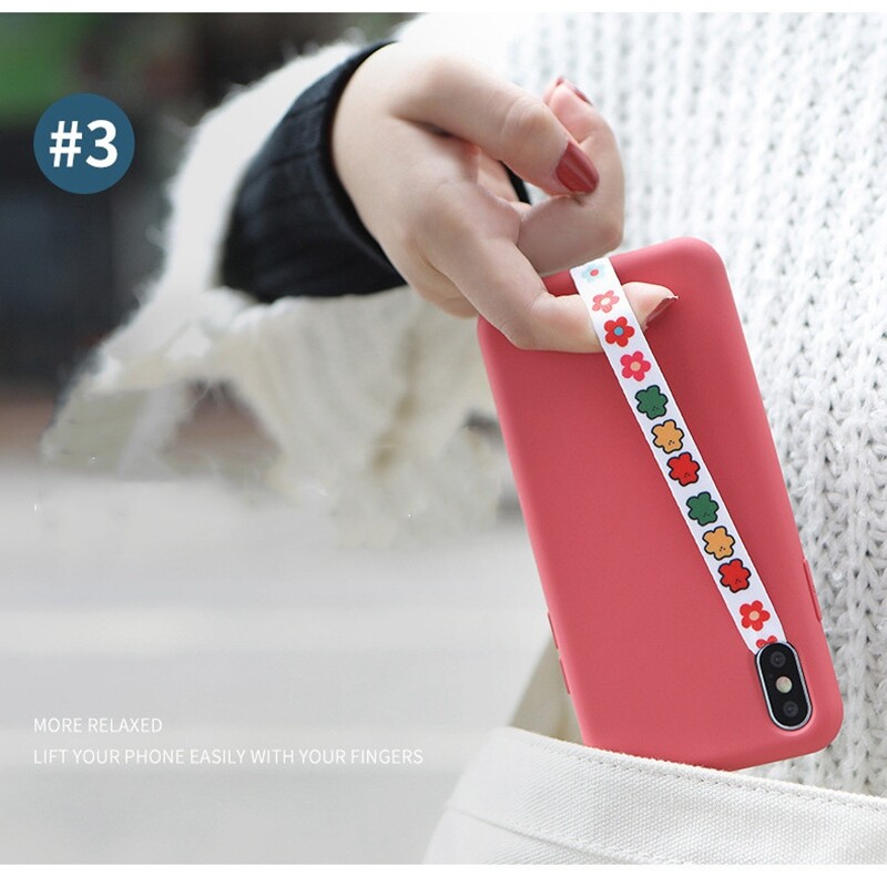 Podesivi remeni za mobilni telefon Elastičnost crtanih filmova protiv gubitka ruke Držač prstiju Užad za Samsung iPhone Huawei Xiaomi