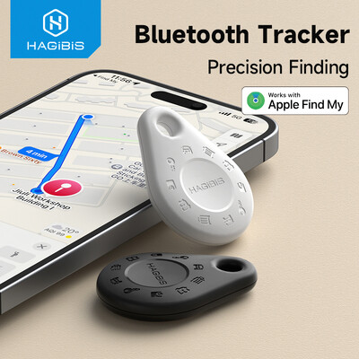 Hagibis Bluetooth Tracker Kulcskereső Apple-hez Find My Item Locator GPS Tracker iPhone-hoz Kulcsok Pénztárca Bőrönd Csomagtáskák