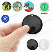 Radite s Find My APP Mini GPS Tracker Anti-Lost Device Okrugli Anti-Lost Device Pet Dječja torba Praćenje novčanika Smart Finder Locator