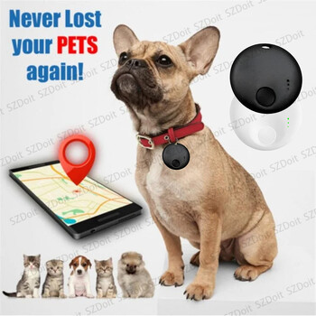 Εργαστείτε με Find My APP Mini GPS Tracker Anti-Lost Συσκευή στρογγυλής συσκευής Anti-Lost Παιδική τσάντα κατοικίδιων ζώων Παρακολούθηση πορτοφολιού Smart Finder Locator