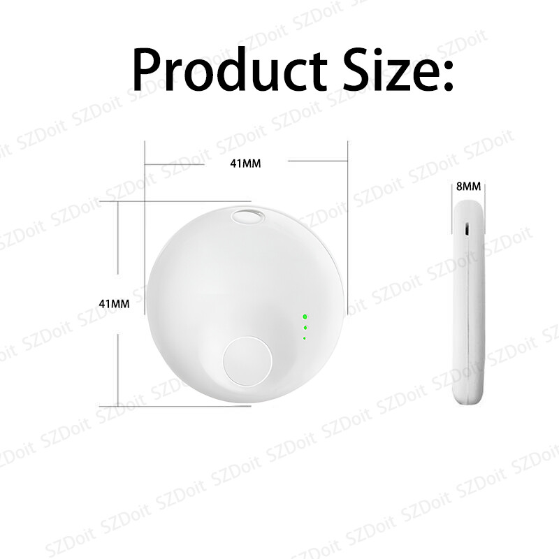 Radite s Find My APP Mini GPS Tracker Anti-Lost Device Okrugli Anti-Lost Device Pet Dječja torba Praćenje novčanika Smart Finder Locator