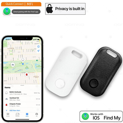 Helykövető kulcskereső, Wallet Tracker együttműködik az Apple Find My Bluetooth elemkeresővel táskákhoz, poggyászokhoz, házi kedvencekhez és hátizsákokhoz