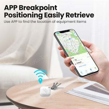 Smart Mini Locator Λειτουργεί με την Apple Find My App Tracker και Keys Finder για χαμένα κλειδιά Pets Τσάντες Πορτοφόλια Αποσκευές Μόνο για IOS