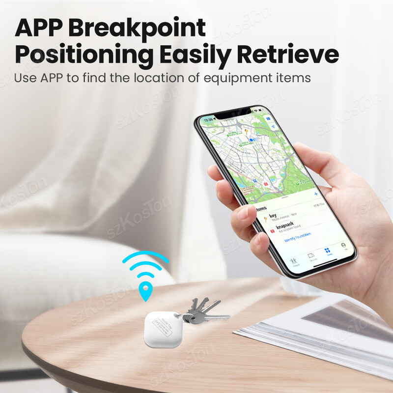 Smart Mini Locator radi s Appleom Find My App Tracker i Keys Finder za izgubljene ključeve Kućni ljubimci Torbe Novčanici Prtljaga Samo za IOS