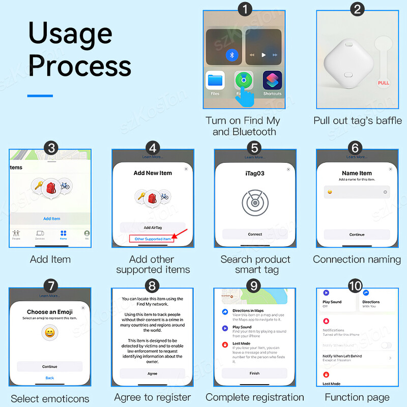 Smart Mini Locator radi s Appleom Find My App Tracker i Keys Finder za izgubljene ključeve Kućni ljubimci Torbe Novčanici Prtljaga Samo za IOS