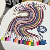 Modni remen za mobilne telefone za slobodno vrijeme Najlonski remen Podesivi remeni za telefonski lanac za dugi stil Žene Muškarci Uže za mobitele