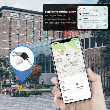 Mini Smart Tag για σύστημα IOS Find My App Tracker GPS συμβατό με Bluetooth Keys Finder Anti-lost For Bag Wallets Αποσκευές εντοπισμού