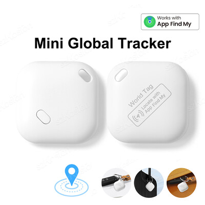 Mini intelligens címke IOS rendszerhez Find My App GPS Tracker Bluetooth-kompatibilis Kulcskereső Elveszésgátló táskákhoz pénztárcákhoz Poggyászkereső