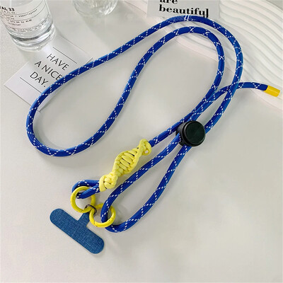 Mielas telefono dirželis, reguliuojamo skersmens lauko universalus dėklas, skersinis ant peties kortelės kaklo laido spaustukas, pakabinamas nuo pametimo riešo dirželis