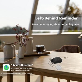 HTag Smart Bluetooth GPS Tracker Εργαστείτε με την Apple Find My APP Anti Lost Reminder Εντοπιστής κλειδιού αυτοκινήτου Προσωπικά αντικείμενα Finder για παιδιά