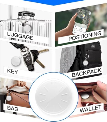 HTag Smart Bluetooth GPS Tracker Εργαστείτε με την Apple Find My APP Anti Lost Reminder Εντοπιστής κλειδιού αυτοκινήτου Προσωπικά αντικείμενα Finder για παιδιά