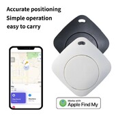 AiYaTo Bluetooth GPS Tracker Tag Key Finder Airtag pracuje s Apple Find My Global Network Air Tag Locator Itag pre iOS a tašky