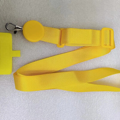 Сваляща се регулируема каишка Crossbody Patch Phone Lanyard за телефон Плосък найлонов лепенка Колие Щипка Висящ кабел Въже