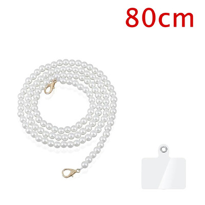 Универсален ремък за телефон Crossbody Нови каишки с перлени мъниста 20/50/80/110 см дължина на каишка за мобилен телефон Висулки за чанта за чанта