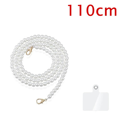 Универсален ремък за телефон Crossbody Нови каишки с перлени мъниста 20/50/80/110 см дължина на каишка за мобилен телефон Висулки за чанта за чанта