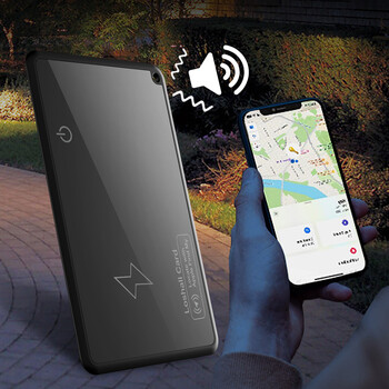 Ασύρματη φόρτιση GPS Locator Αδιάβροχο Εργασία με Apple Find My App Item Locator Συσκευή παρακολούθησης για αποσκευές Tag Purse Passport