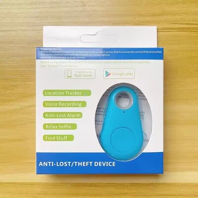 Нов интелигентен мини GPS тракер за домашни любимци Анти-загубен безжичен ключ за проследяване за деца Кучета Котки Портфейл Локатор за багаж Търсене на проследяващо устройство