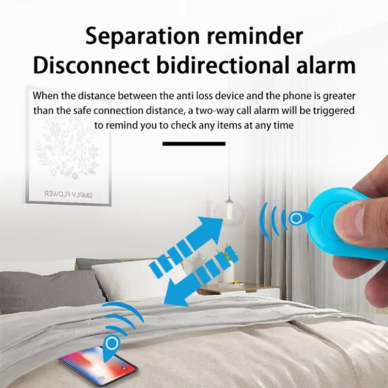 Нов интелигентен мини GPS тракер за домашни любимци Анти-загубен безжичен ключ за проследяване за деца Кучета Котки Портфейл Локатор за багаж Търсене на проследяващо устройство