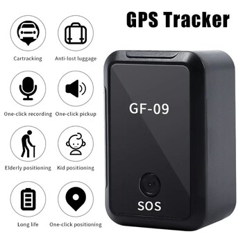 GF09 Micro Location Tracker SOS Εγγραφή σήματος κινδύνου Ακρόαση Wifi GPS Tracker αυτοκινήτου Ηλικιωμένα παιδιά Συσκευή κατά της απώλειας