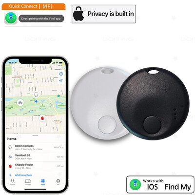 Új Mini Smart Tag, Bluetooth csomagkövető. Működik az Apple Find My szolgáltatással (csak iOS), elemkeresővel kulcshoz, poggyászhoz, hátizsákhoz