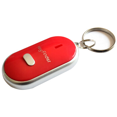 Kontrola zvuka Lost Key Finder Locator KeychainTorch Mini prijenosna zviždaljka Key Finder Bag Charm Keychain Dropshipping