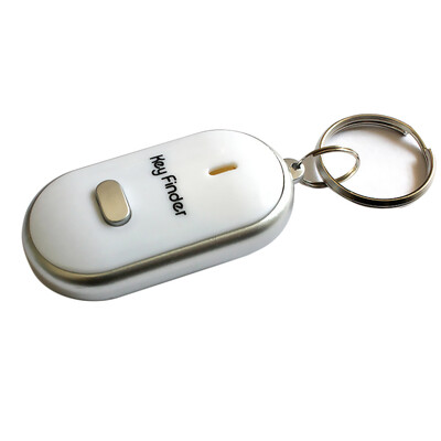 Kontrola zvuka Lost Key Finder Locator KeychainTorch Mini prijenosna zviždaljka Key Finder Bag Charm Keychain Dropshipping
