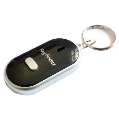 Kontrola zvuka Lost Key Finder Locator KeychainTorch Mini prijenosna zviždaljka Key Finder Bag Charm Keychain Dropshipping
