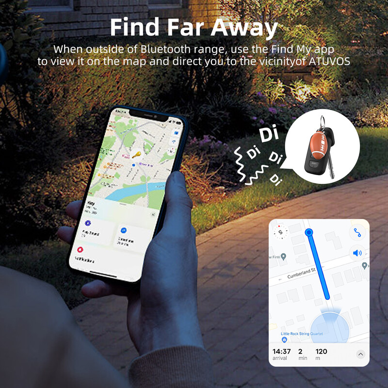Mini uređaj za praćenje Smart Tag Key Finder u obliku masline GPS Automobil za kućne ljubimce Podsjetnik protiv gubitka Bluetooth Tracker radi s iOS-om Find My