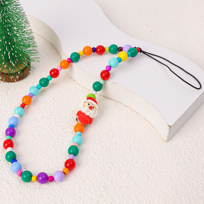 Božićna serija Lanac za mobilni telefon Božićno drvce Privjesak Remen protiv gubitka Lanac Svečani remen za mobitel IPhone Samsung