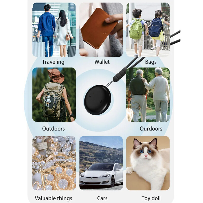 GPS Tracker Smart Bluetooth airtag locator Radi s Appleom Find My APP ITag Anti Lost Reminder Device Auto Key Finder Pet Kid Finder