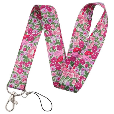 Flowers Series Uzice Privjesak za mobilni telefon Kabel za oko vrata Prekrasne uzice Kartice Dodaci za rukave Modni darovi