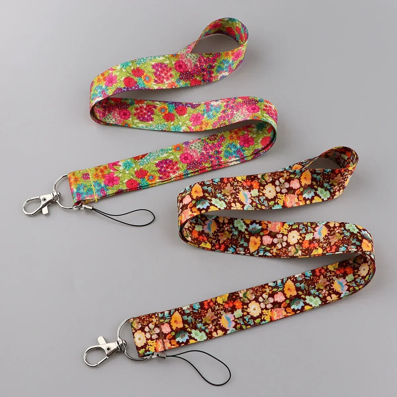 Flowers Series Uzice Privjesak za mobilni telefon Kabel za oko vrata Prekrasne uzice Kartice Dodaci za rukave Modni darovi