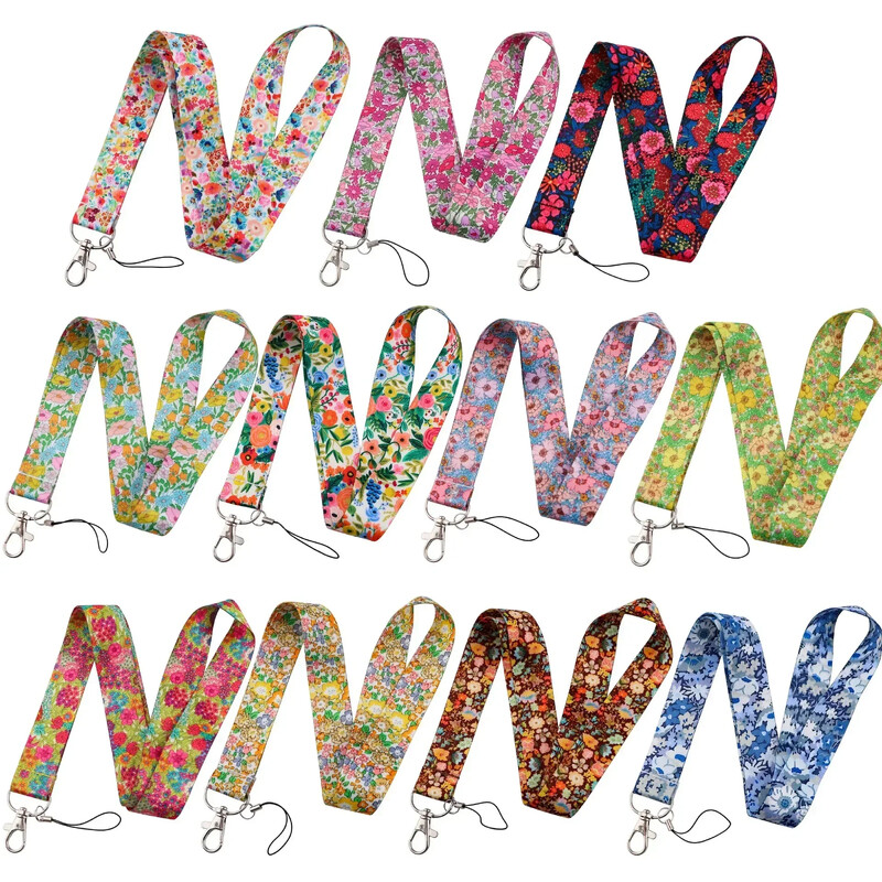 Flowers Series Uzice Privjesak za mobilni telefon Kabel za oko vrata Prekrasne uzice Kartice Dodaci za rukave Modni darovi