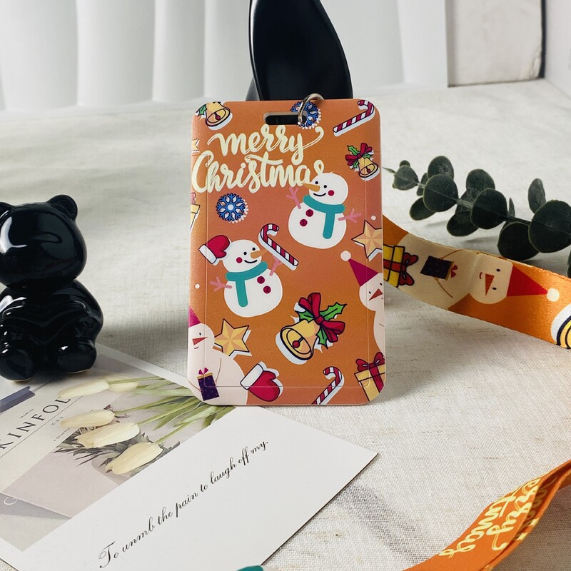 Božićni remen za oko oko vrata, privjesak za ključeve, držač značke, osobna iskaznica, propusnica, uže za vješanje, uže za vješanje, za ključeve, dodaci